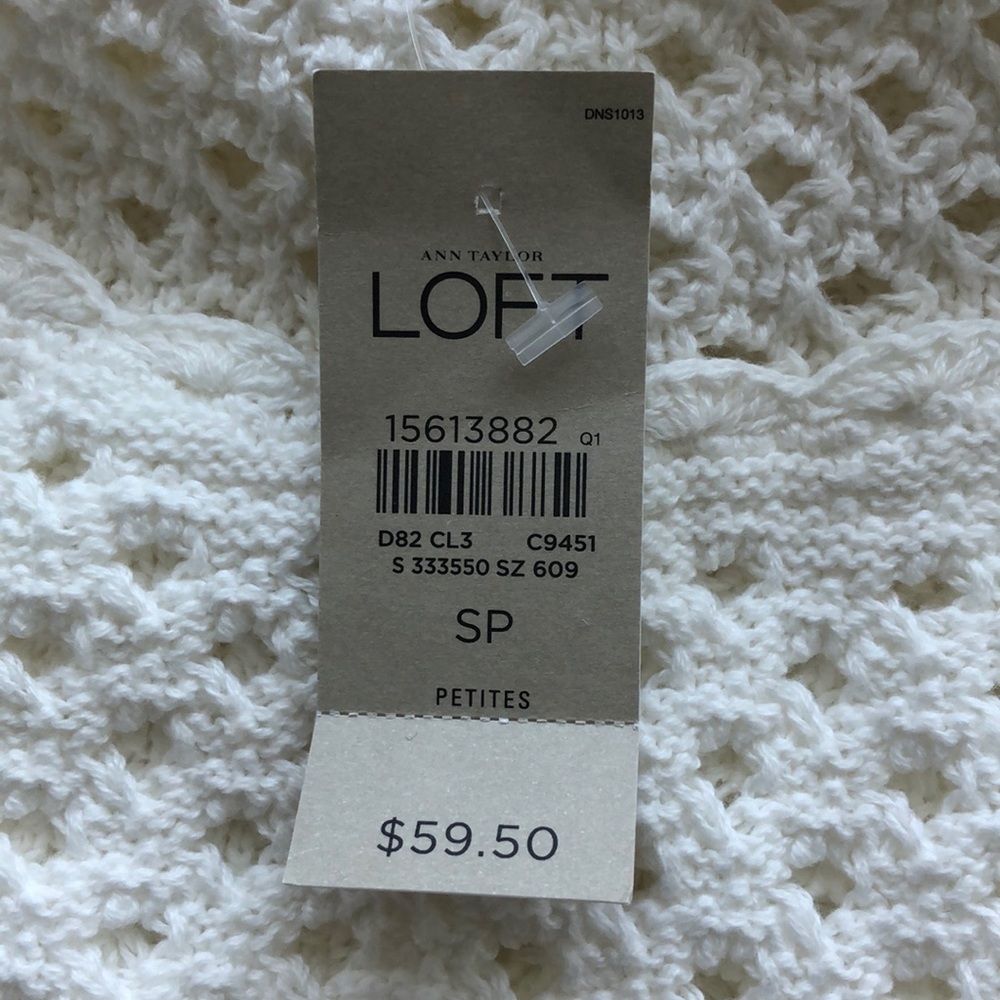 Cotton Crochet LS Sweater SP - Picture 5 of 6